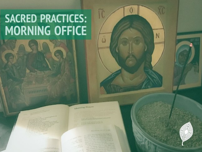 photo of author's prayer corner