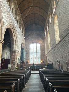 Photo of parish church in Lanercost