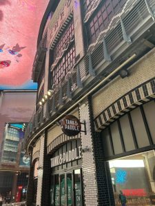 Photo of a contemporary mall integrating older buildings